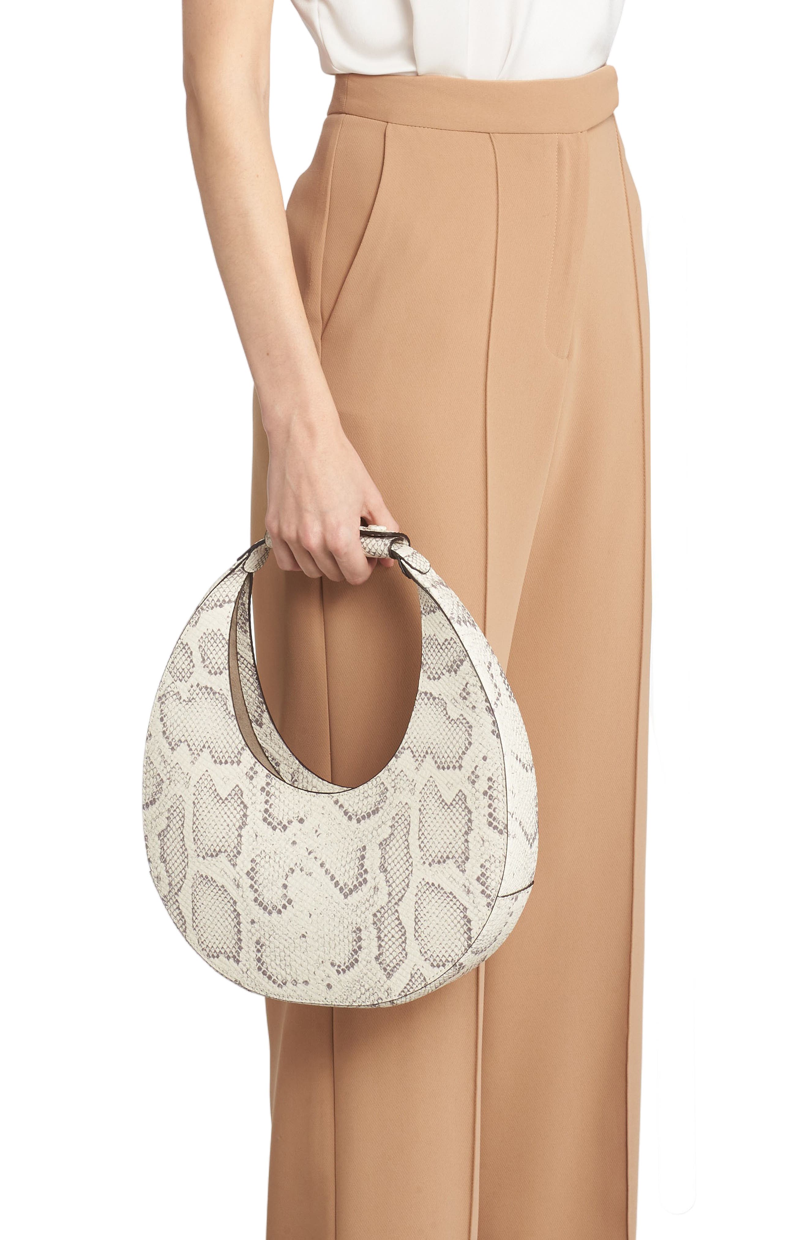 STAUD Moon Leather Tote, Alternate, color, 
