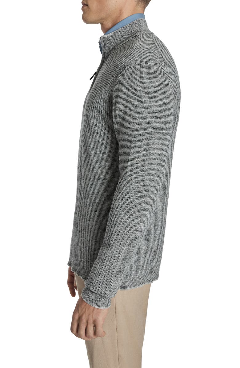 Jack Victor Daulac Quarter Zip Pullover, Alternate, color, Charcoal