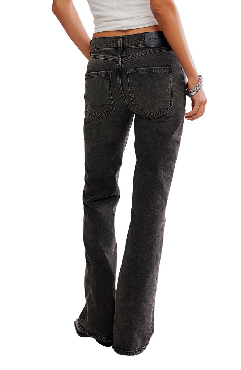 Free People West Coast Relaxed Jeans, Alternate, color, Berry