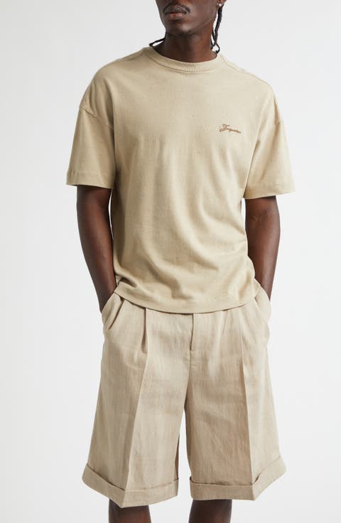 Le Brodero Logo Embroidered T-Shirt