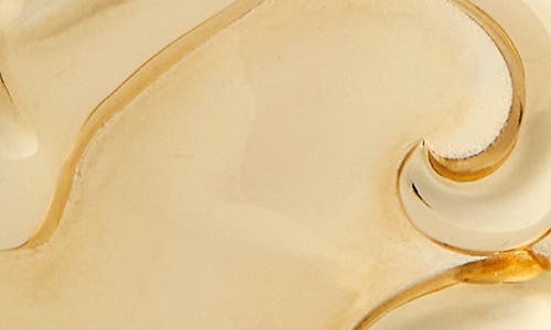 Oscar De La Renta Swirl Heart Cuff Bracelet In Gold