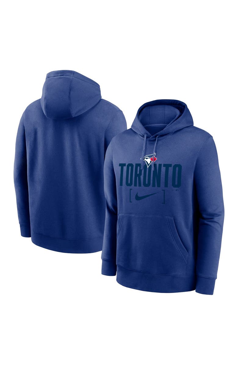 Nike Men's Nike Royal Toronto Blue Jays Club Slack Pullover Hoodie, Alternate, color, 