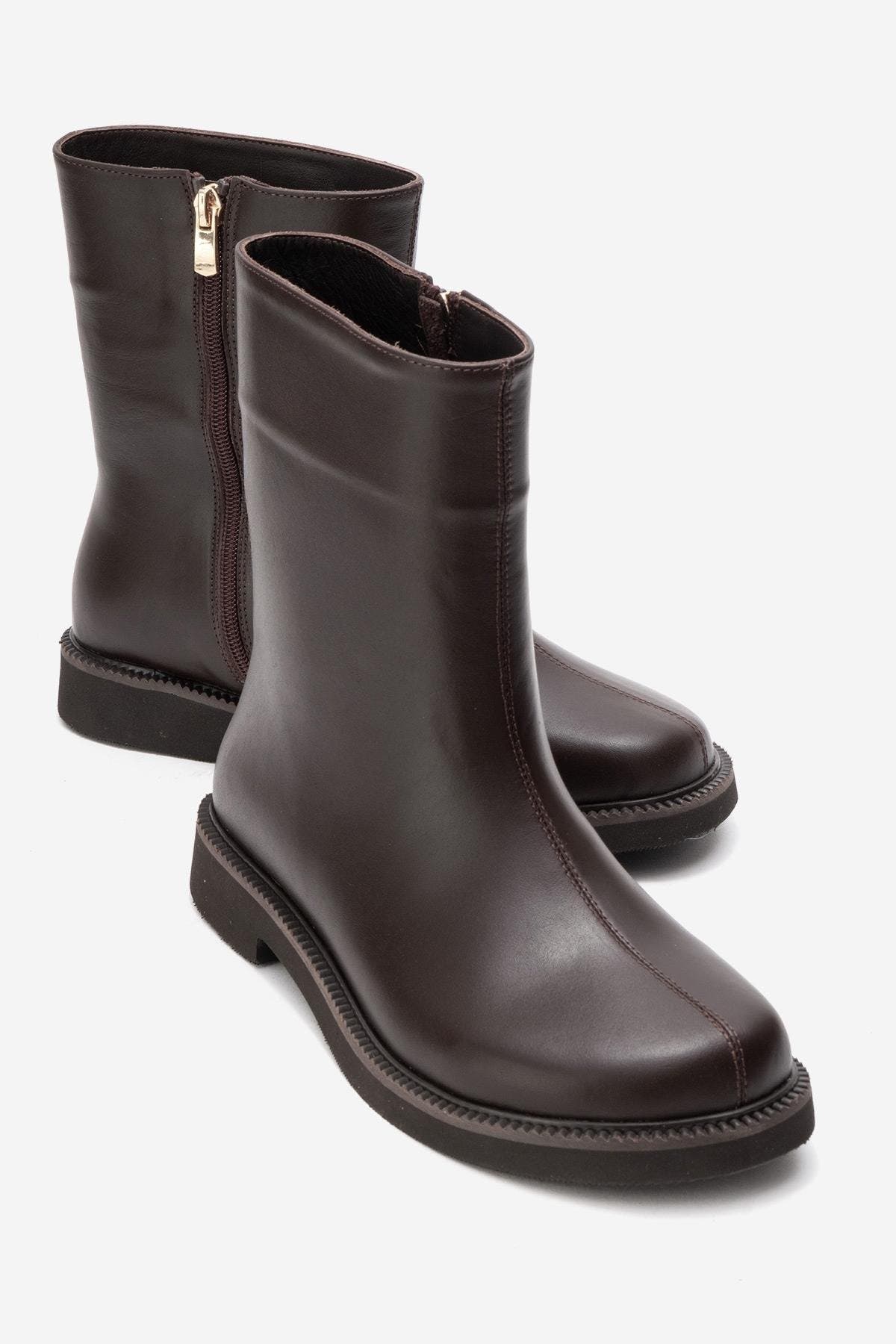 Forever & Always Shoes Lucano Leather Ankle Boot, Alternate, color, Brown