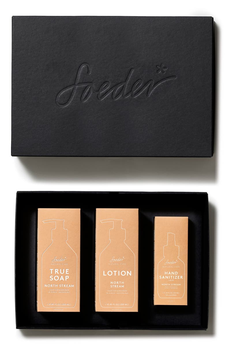 Soeder North Stream True Soap, Hand Sanitizer & Lotion Set, Alternate, color, 