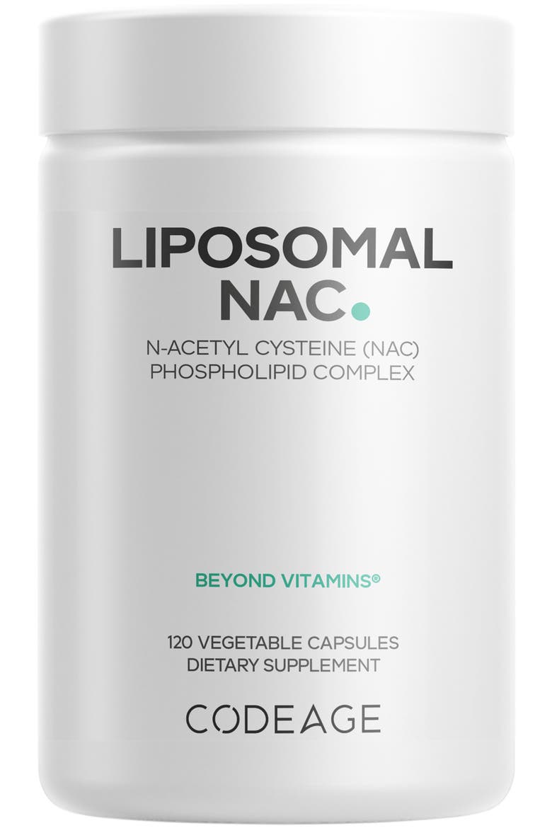 Liposomal NAC Supplement, Free-Form N-Acetyl L-Cysteine Amino Acid, 2-Month Supply, Main, color, White