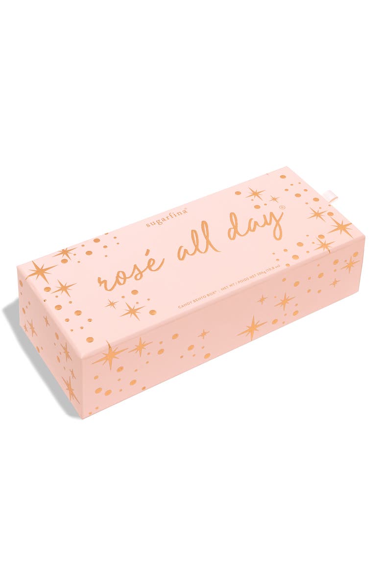sugarfina Rosé All Day<sup>®</sup> 3-Piece Candy Bento Box, Alternate, color,