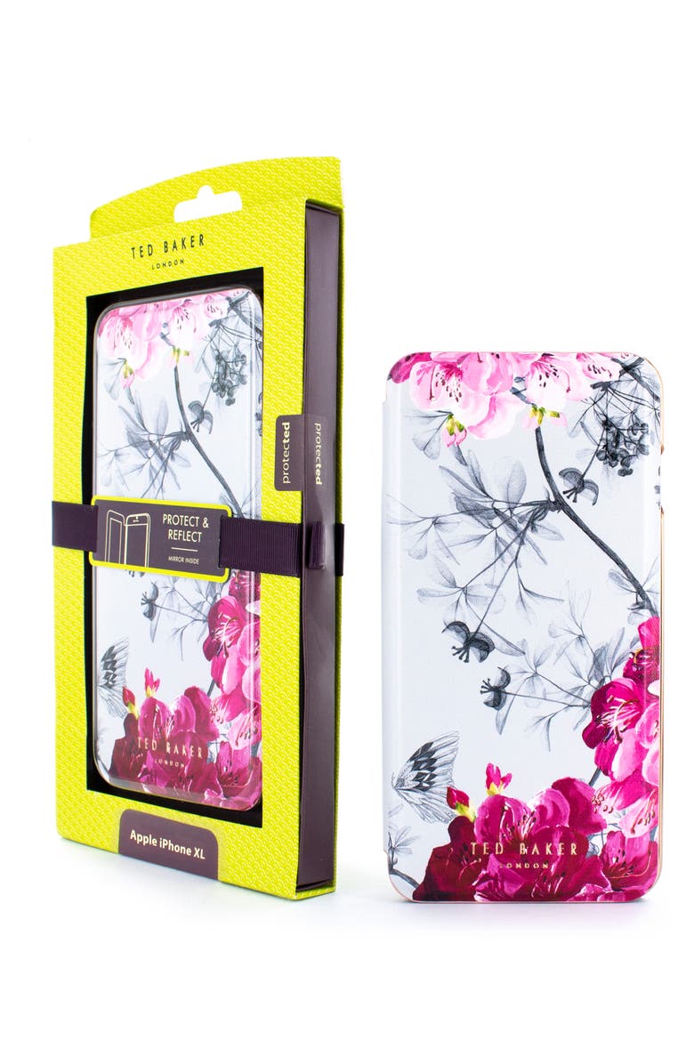 Ted Baker London Babylon iPhone X/Xs/Xs Max & XR Mirror Folio Case, Alternate, color,