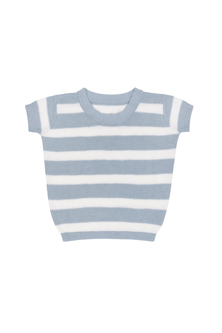 Looms Wave Collection - Stripe Knit Top, Main, color, Blue
