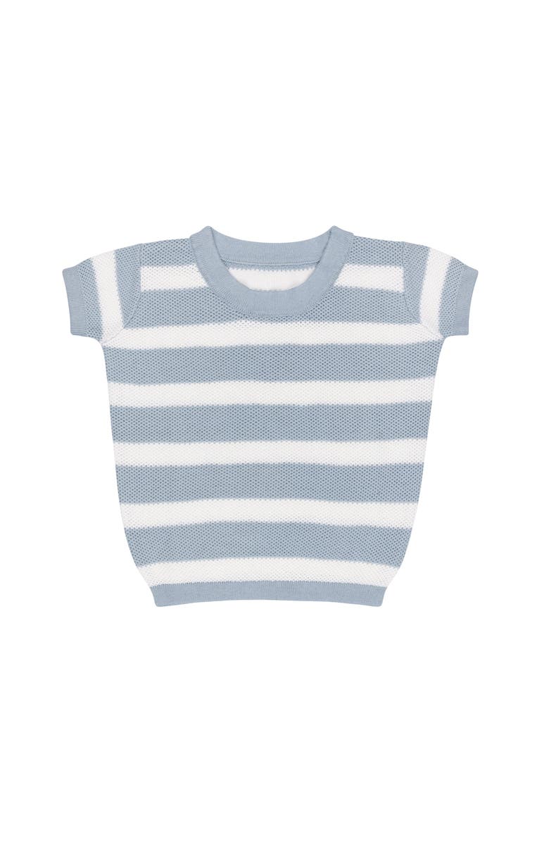 Ely's & Co. Looms Wave Collection - Stripe Knit Top, Main, color, Blue