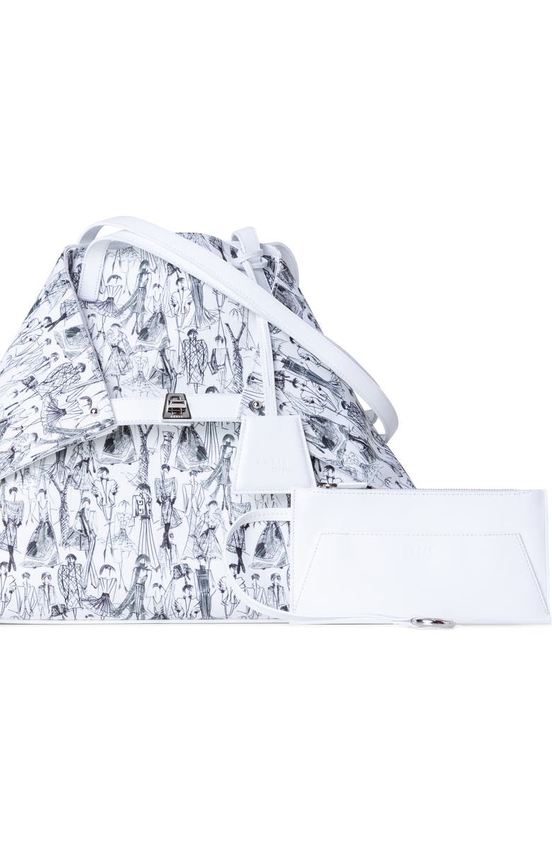 Akris Medium AI Albert Croquis Convertible Tote, Alternate, color,