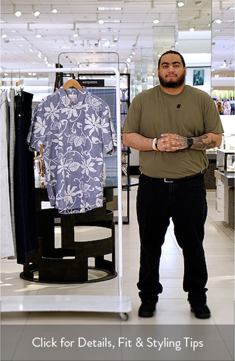 Tiare Pareau Floral Cotton Button-Down Shirt, sales video thumbnail