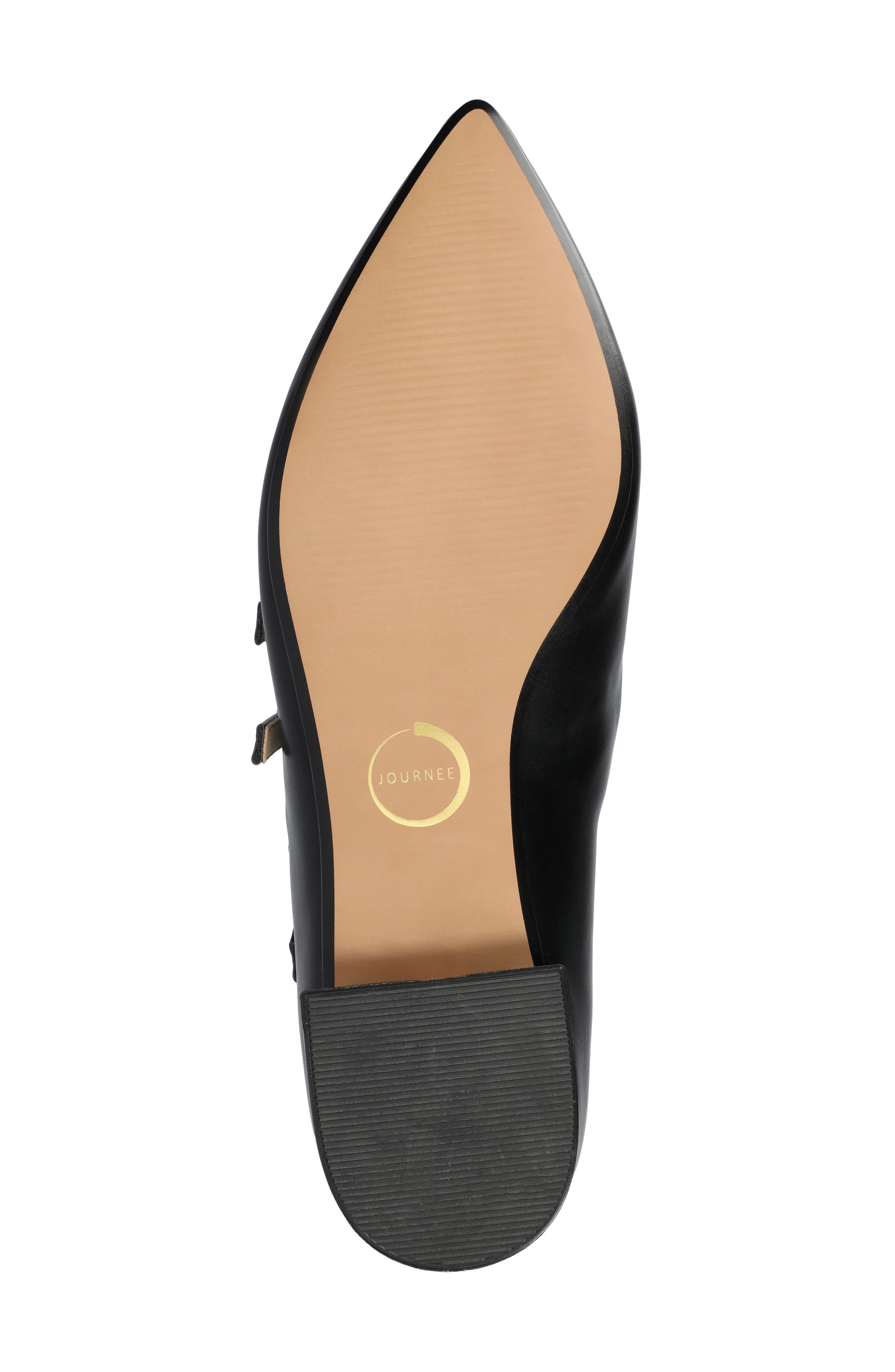 Journee Collection Gretal Mary Jane Flat, Alternate, color, Black