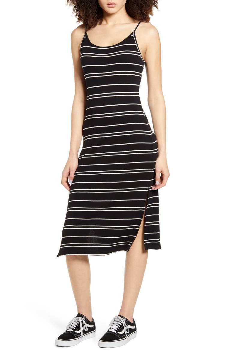 Surf Essentials Sleeveless Dress, Main, color, BLACK
