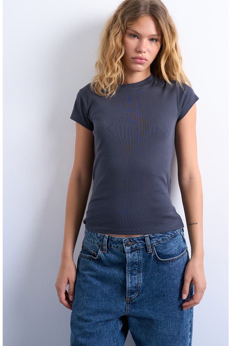 Everyday Cotton T-Shirt, Main, color, GREY