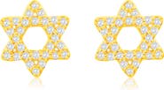 SUZY LEVIAN DIAMONDS Pavé Diamond Star of David Stud Earrings