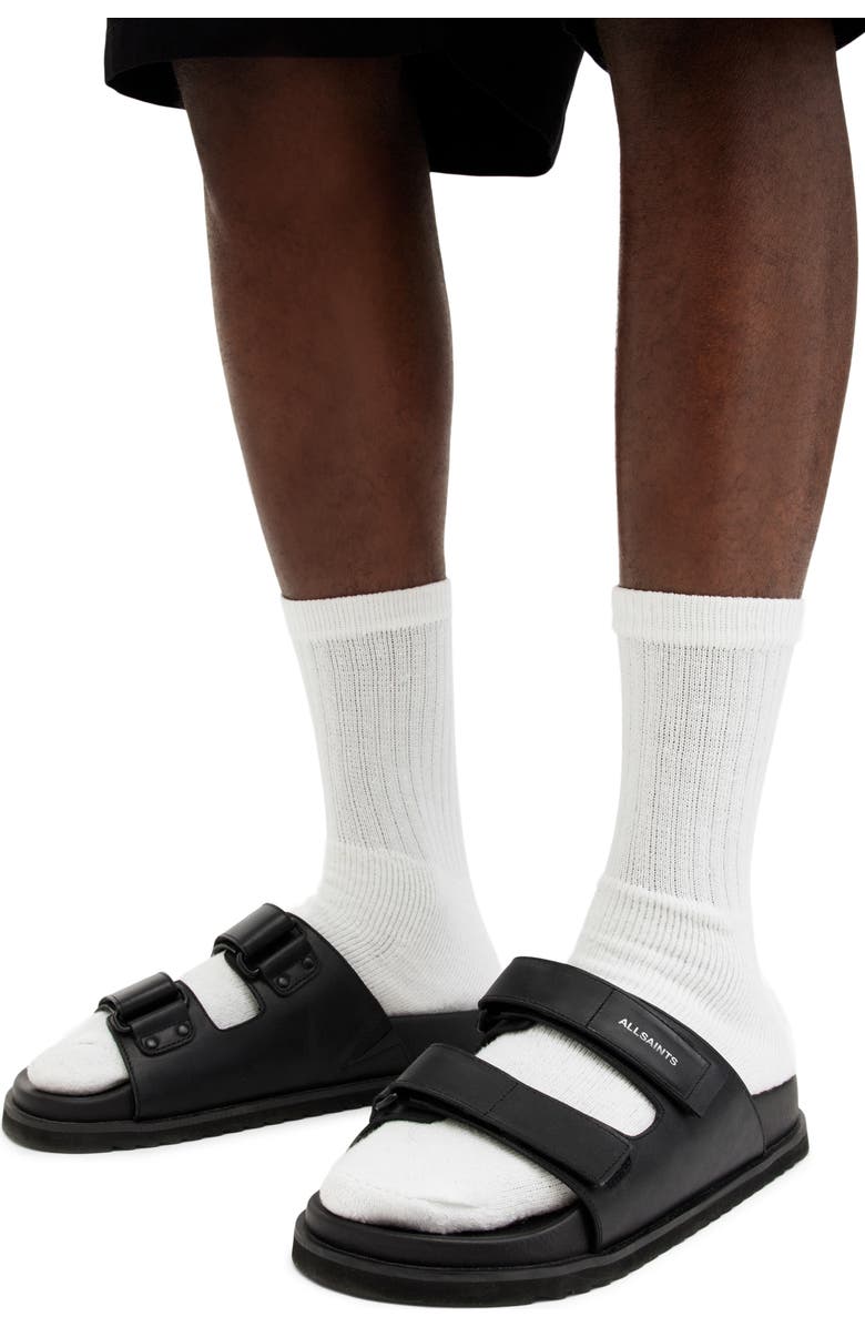 AllSaints Vex Slide Sandal, Alternate, color,