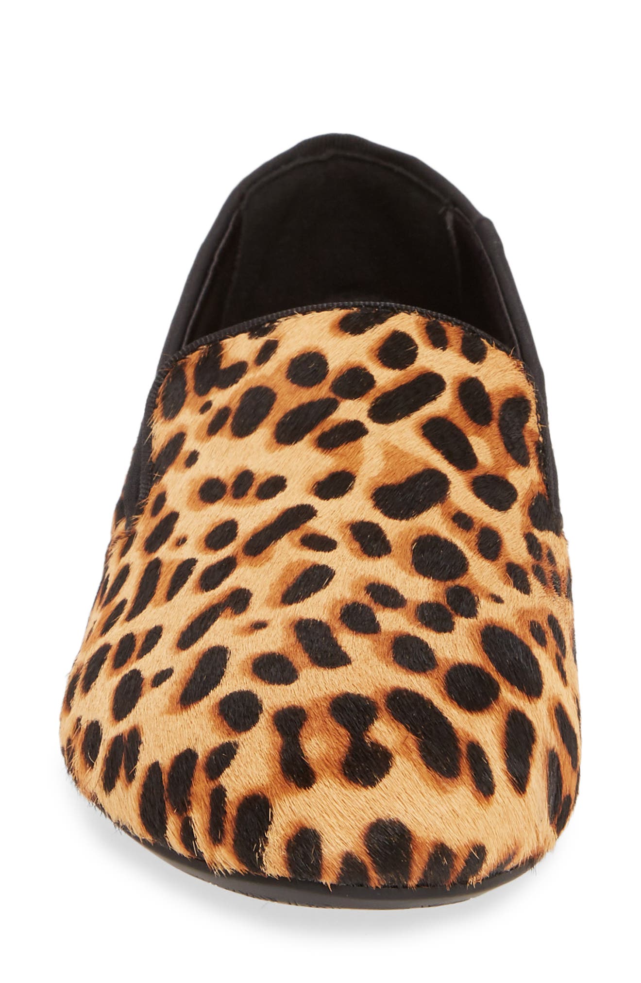 Starling Faux-Fur Lined Genuine Calf Hair Loafer, Alternate, color, CHEETAH PRINT CALF HAIR