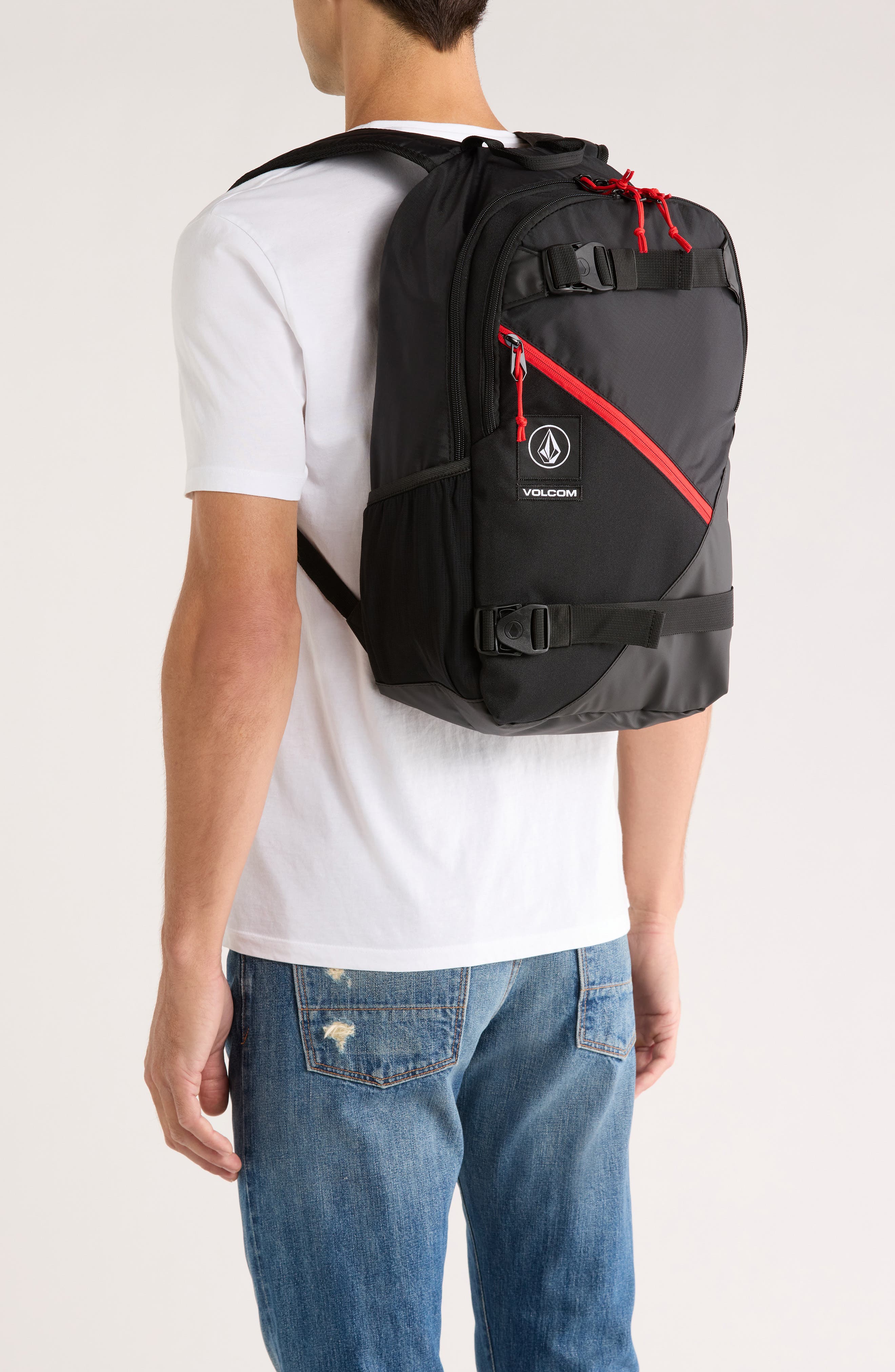 Volcom Crossline Backpack, Alternate, color, Black