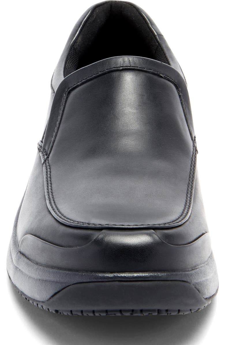 Dunham Battery Park Waterproof Slip-On, Alternate, color, Black Leather