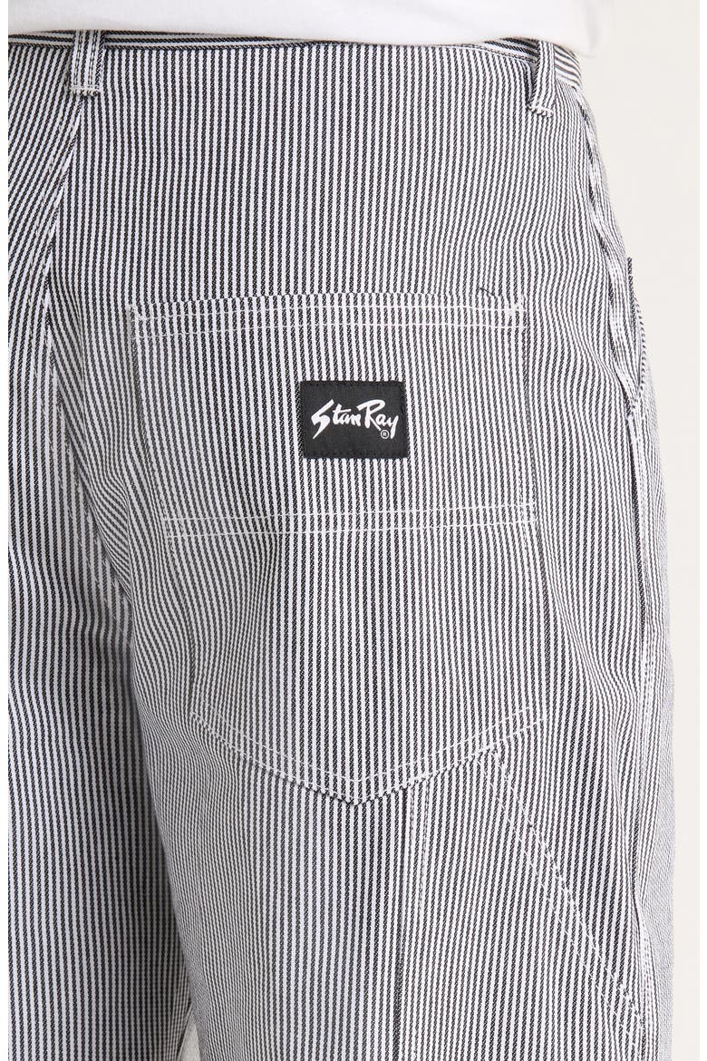 Railroad Stripe Painter Pants, Alternate, color, HICKORY