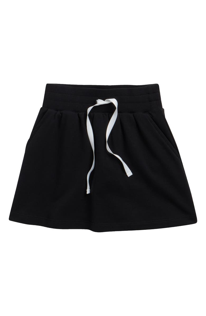 Splendid Kids' Sporty Terry Skirt, Main, color, Black