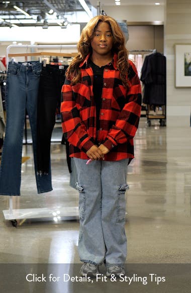 Noisy may Bea Buffalo Plaid Shirt (Women) | Nordstromrack