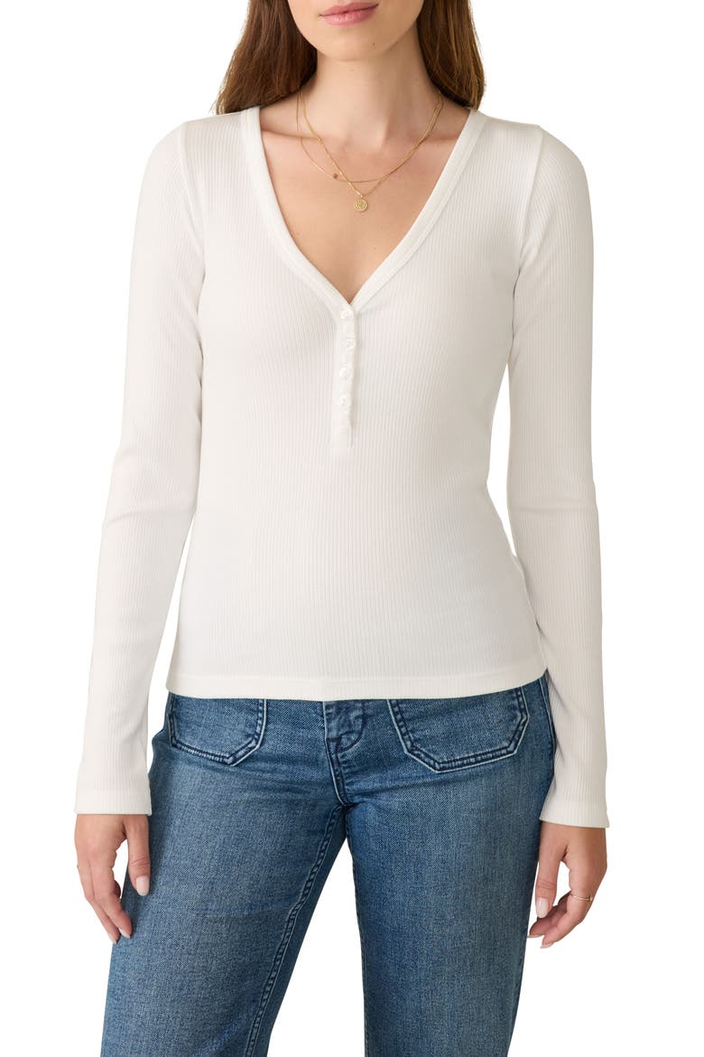 Freestyle Rib Henley, Main, color, BRIGHT WHITE