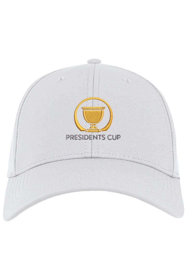 Unisex Ahead  White 2024 Presidents Cup  Stratus Adjustable Hat, Alternate, color, White
