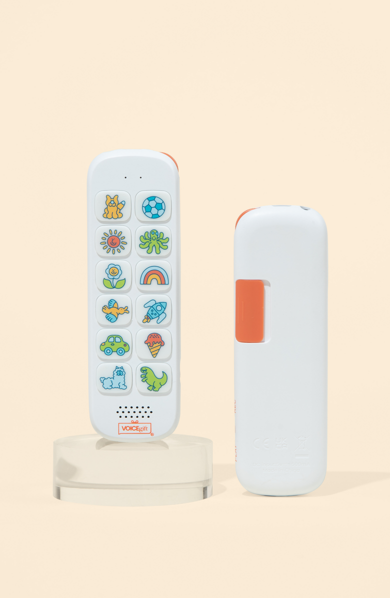 VoiceGift PLAY for Kids Voice Recorder for Books & Stories, Alternate, color, White