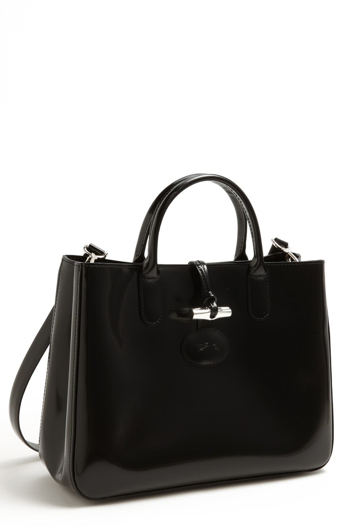 Longchamp 'Medium Roseau Box' Tote, Main, color, 