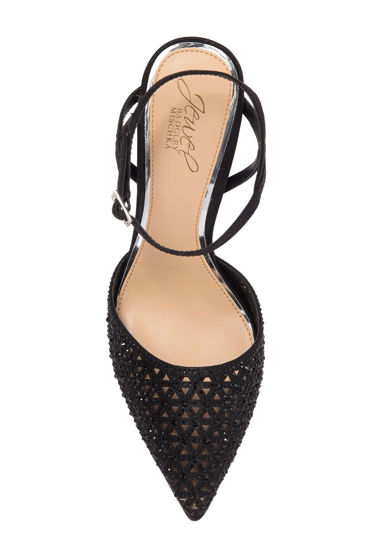 Jewel Badgley Mischka Fatima Ankle Strap Pump, Alternate, color, 