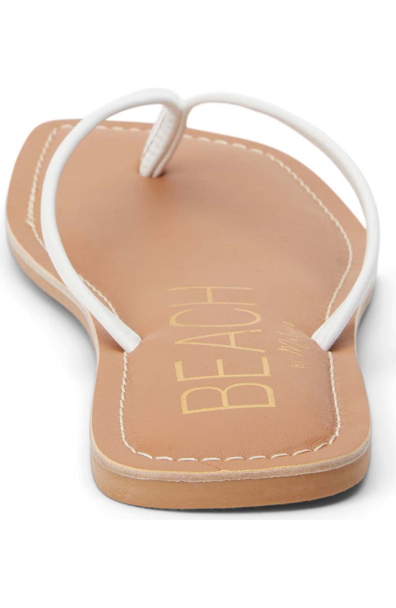 BEACH BY MATISSE Bungalow Flip Flop, Alternate, color, White