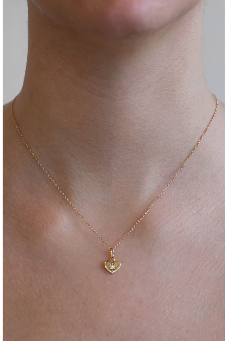 Jac + Jo Valerie Diamond Heart Charm, Alternate, color, 14K YELLOW GOLD/ DIAMOND