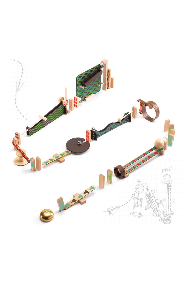 Djeco Zig & Go Big Boum Wall 48-Piece Construction Set, Alternate, color, Multi