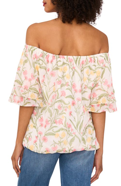 Vince Camuto Off The Shoulder Flutter Sleeve Shirt