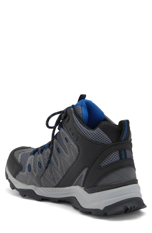 Eddie Bauer Redlodge Mid Hiking Sneaker In Grey/blue