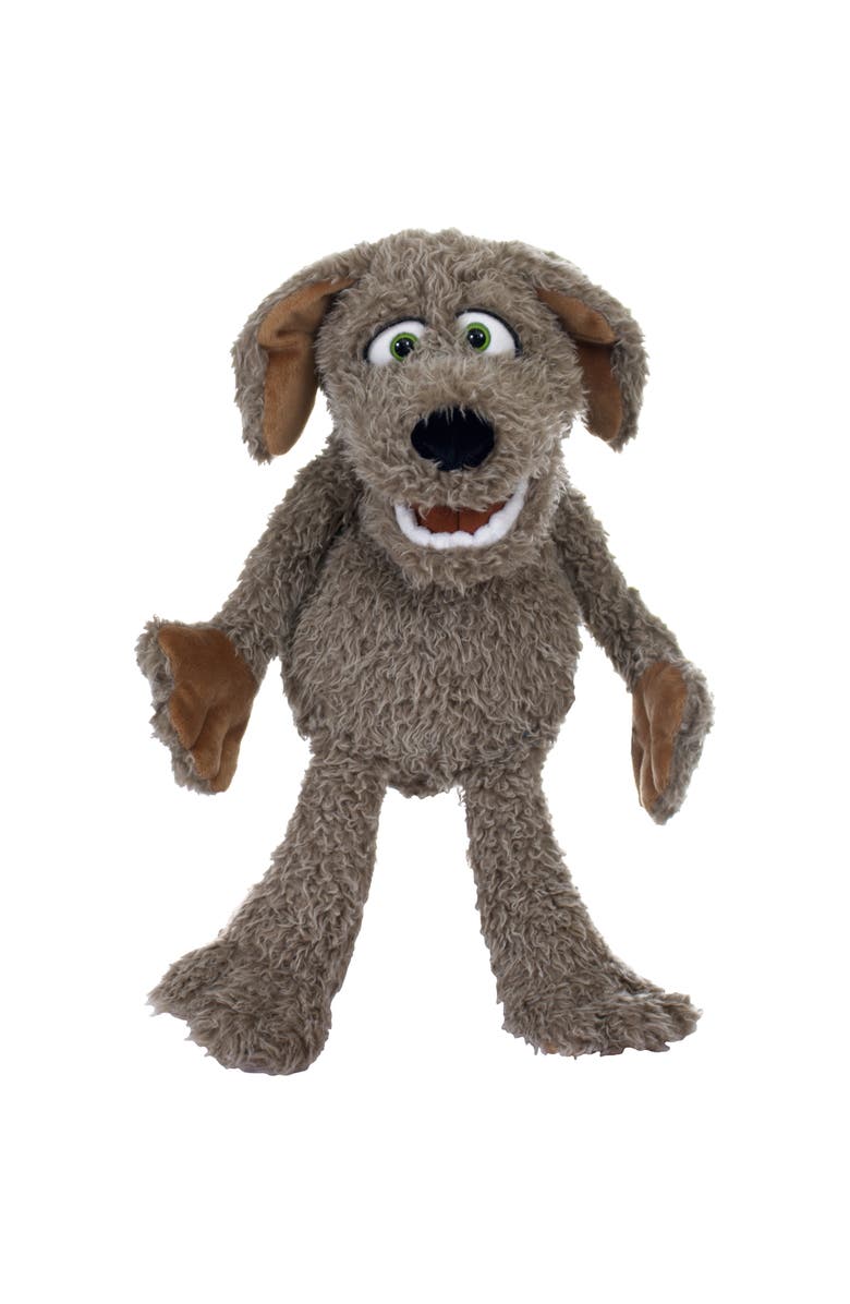 Living Puppets Lexi The Brown Dog 19 Inch Plush Hand Puppet, Handmade Pal, Main, color, Brown