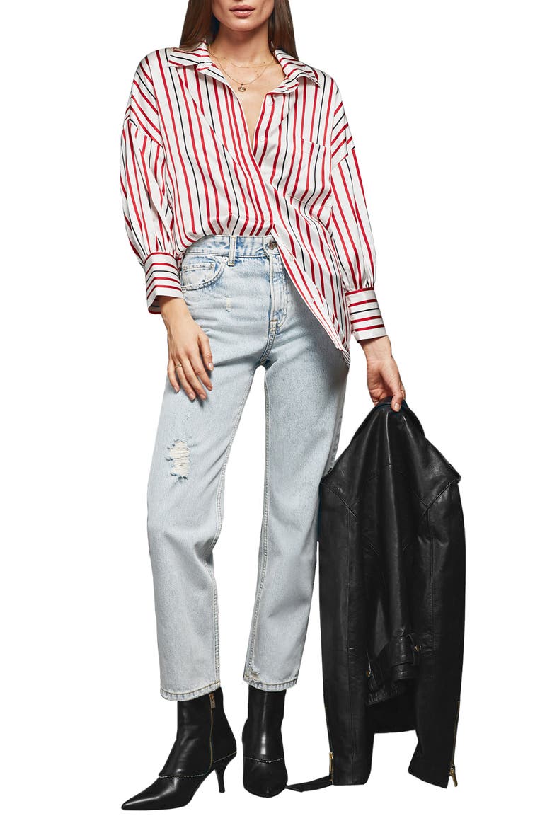 Mia Silk Blouse, Alternate, color, MULTI
