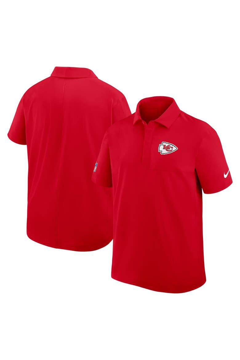 Men's Nike Red Kansas City Chiefs Sideline City Pride Woven Performance Polo, Alternate, color, Red