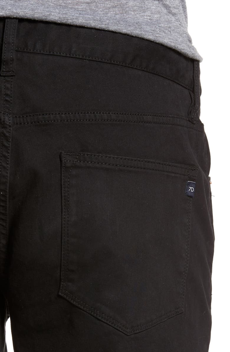 7 Diamonds Brushed Twill Slim Straight Leg Five-Pocket Pants, Alternate, color, 