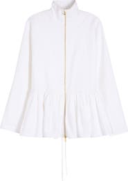 Alaïa Cotton Peplum Jacket