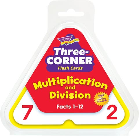 Multiplication and Division Flash Cards