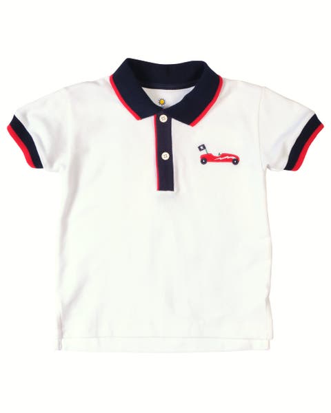 Knit Polo With Derby Car (Toddler, Little Kid)