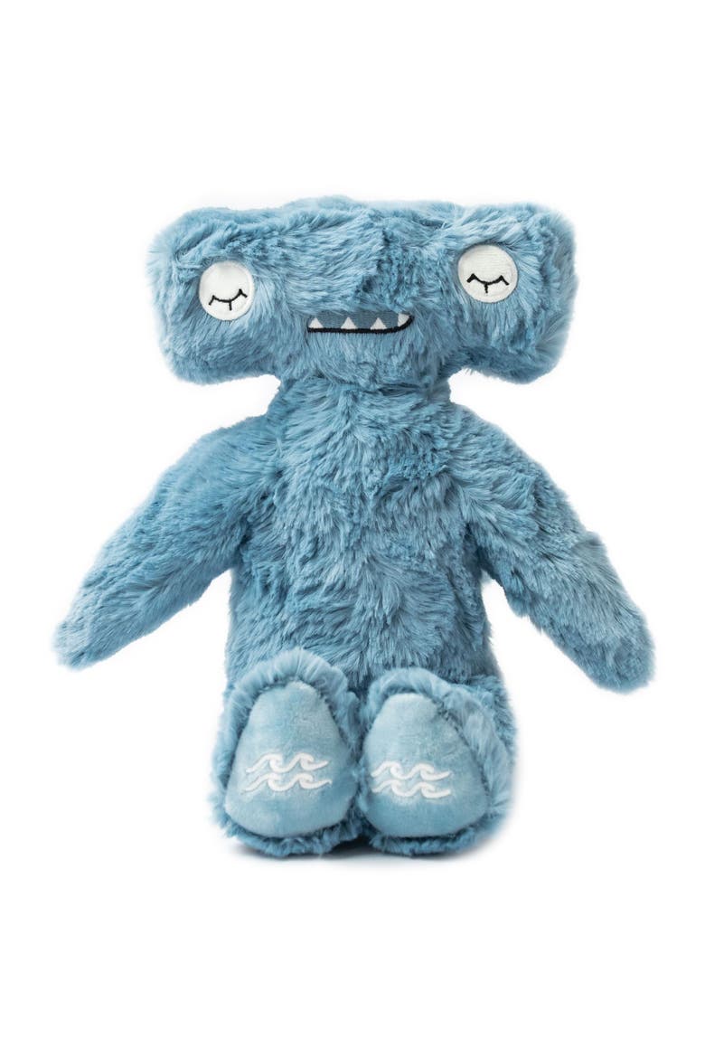 Hammerhead Shark Stuffed Animal & 'Hammerhead' Board Book, Alternate, color, BLUE
