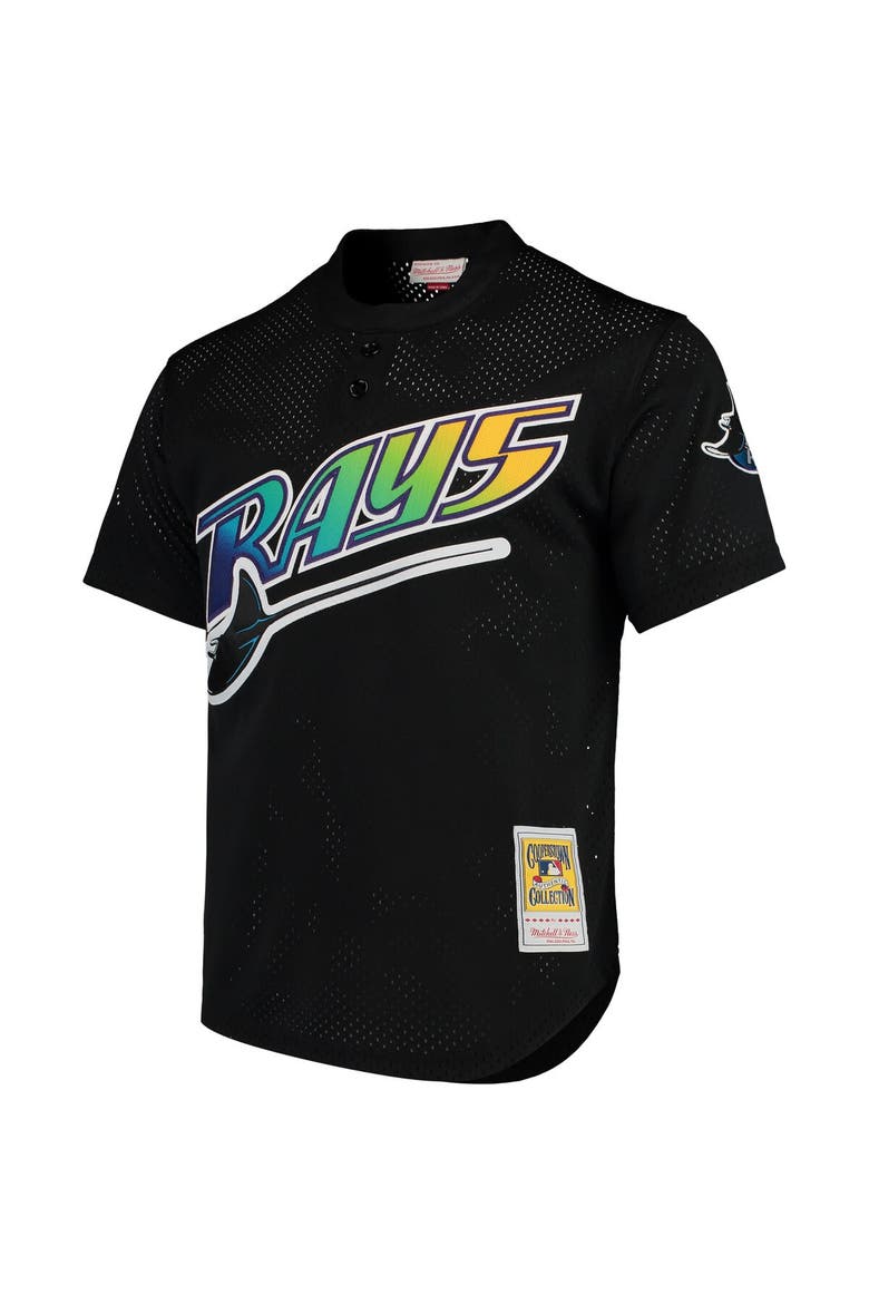 Men's Mitchell & Ness Wade Boggs Black Tampa Bay Rays Cooperstown Collection 1991 Mesh Batting Practice Jersey, Alternate, color, Black