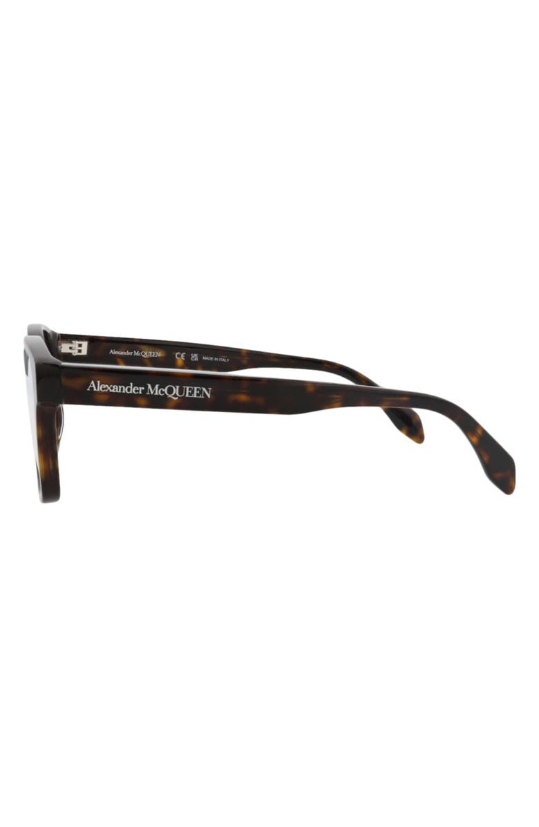 MCQ Optical Glasses, Alternate, color, Havana Havana Transparent