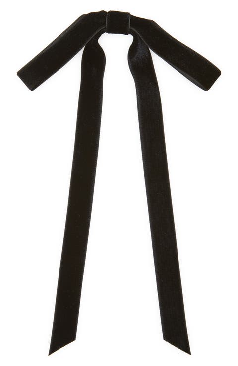 Aida Velvet Bow Barrette