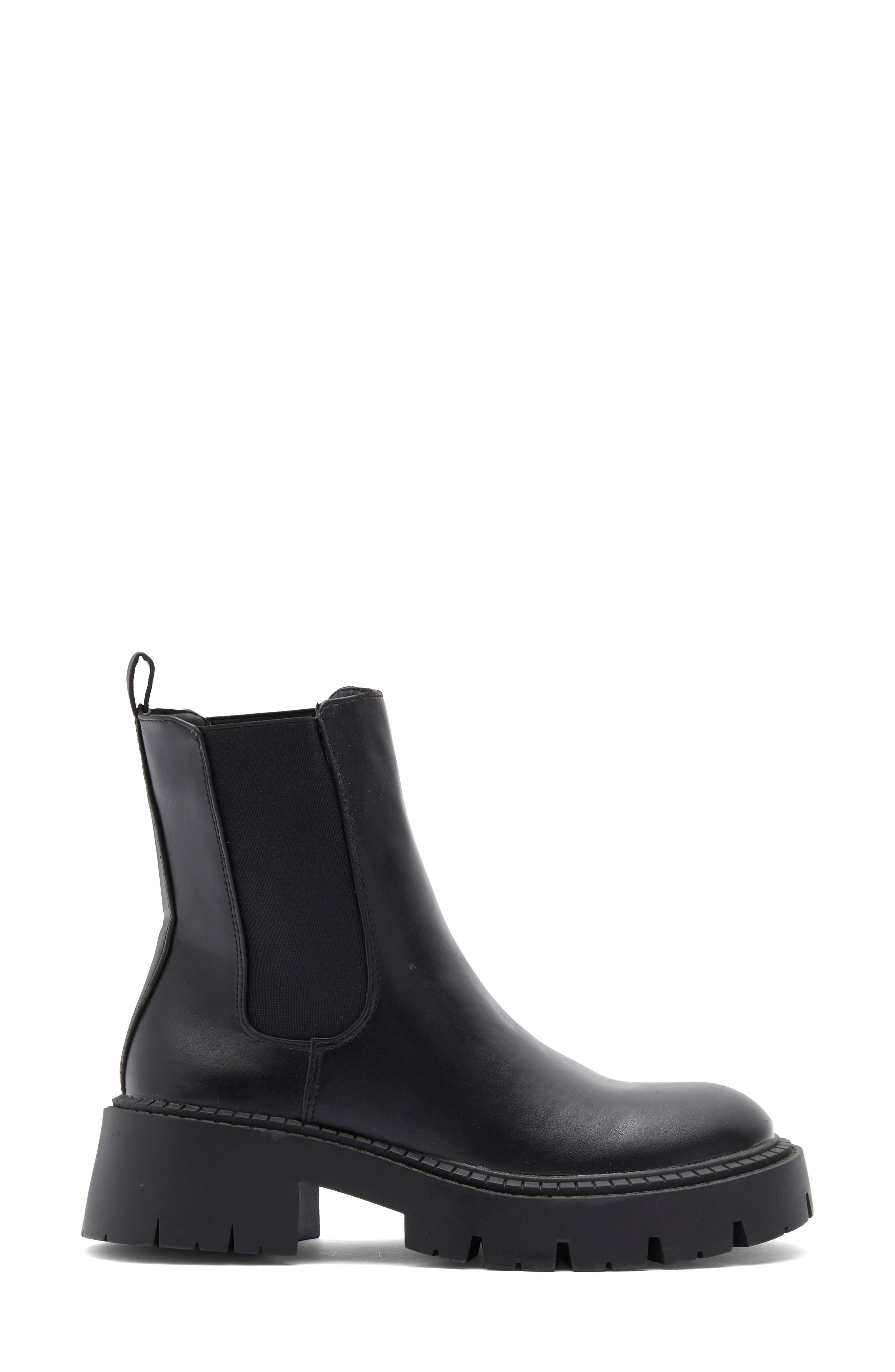 Topshop Lucas Chunky Chelsea Boot, Alternate, color, 