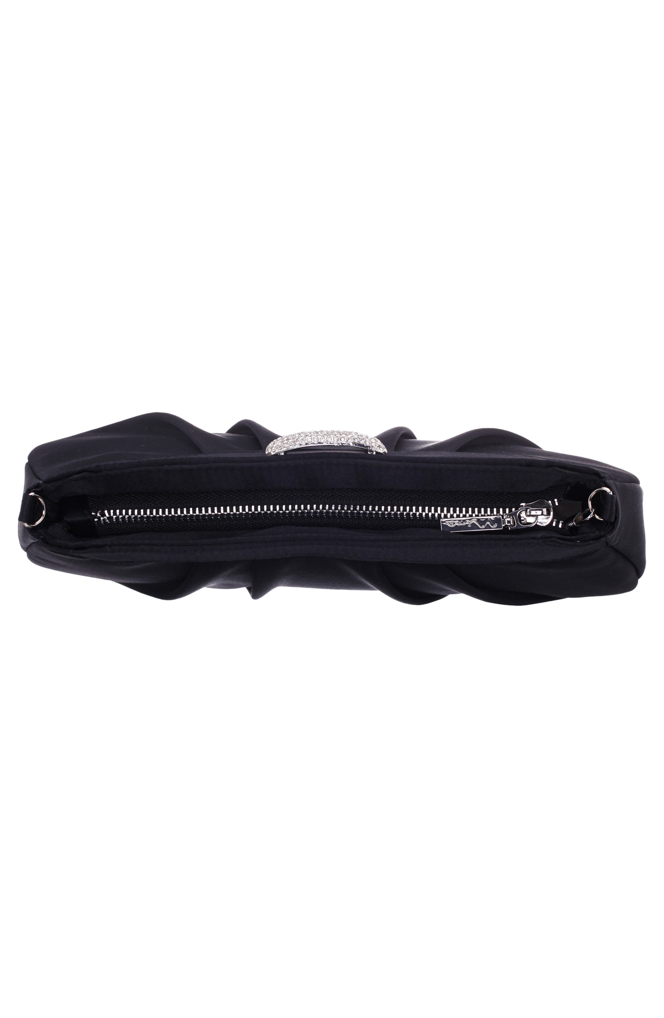 Nina Amy Clutch, Alternate, color, Black