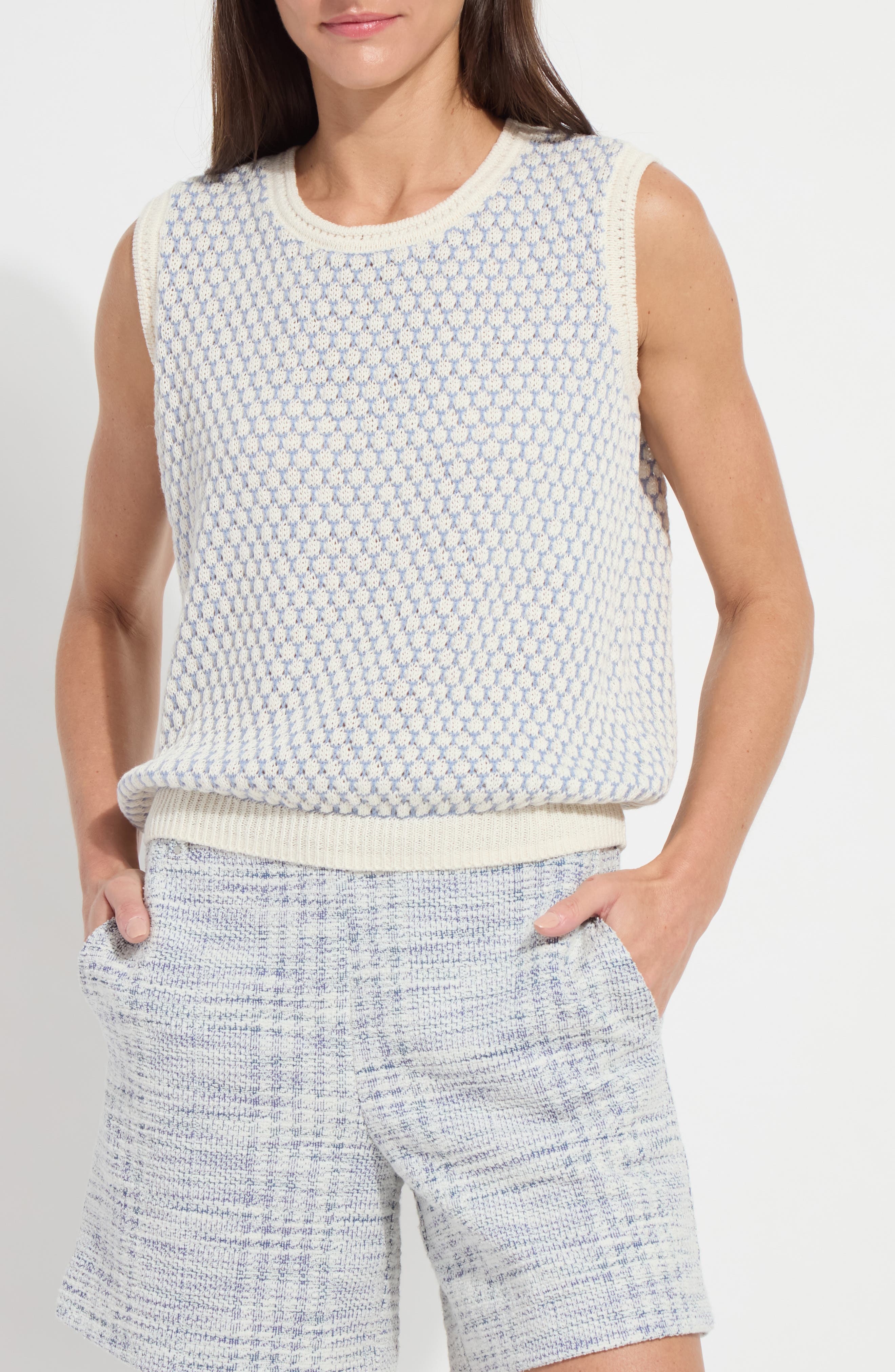 selected ECRU/ AZZURRO